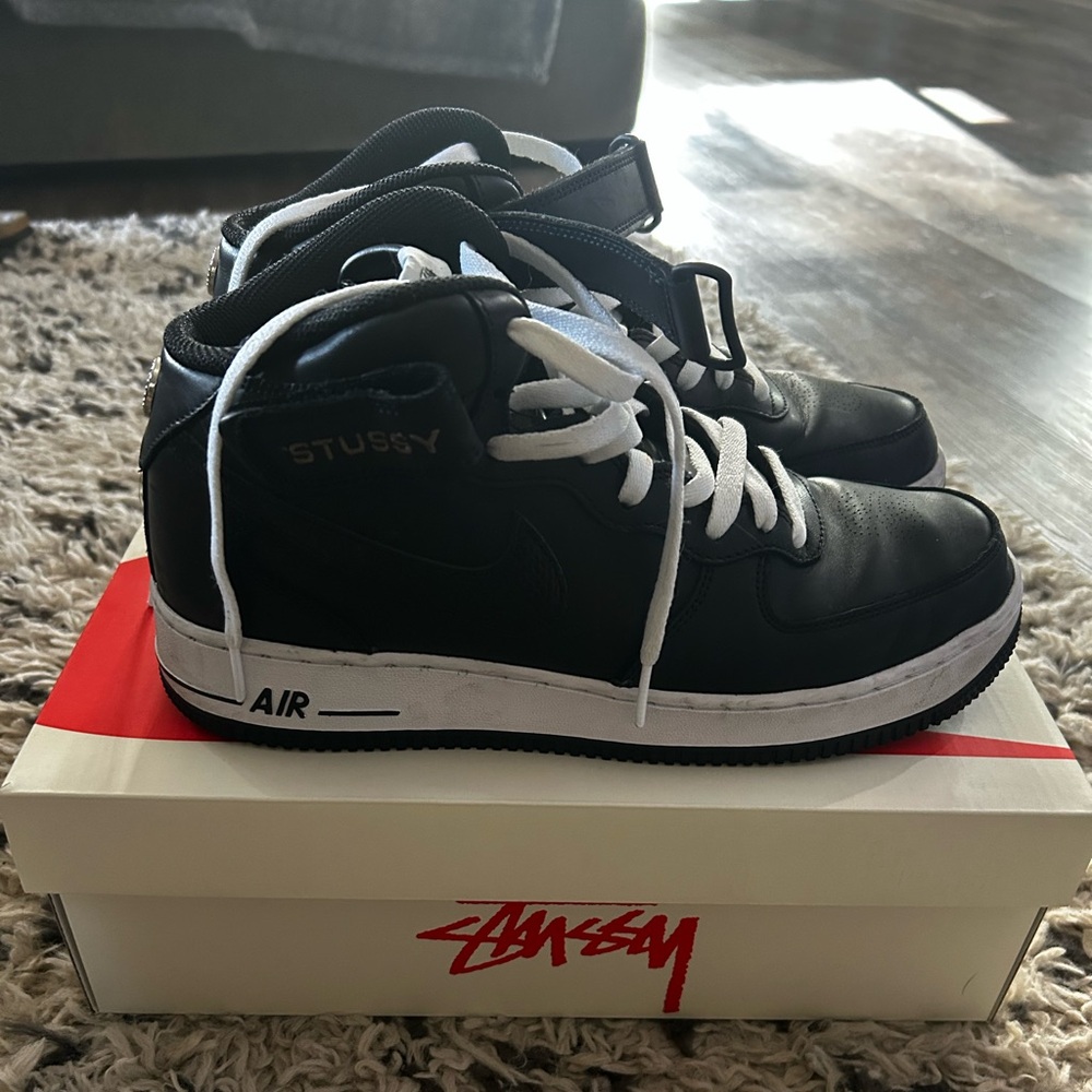 Stussy Air Force one high top Nikes. Size 9.5 men’s